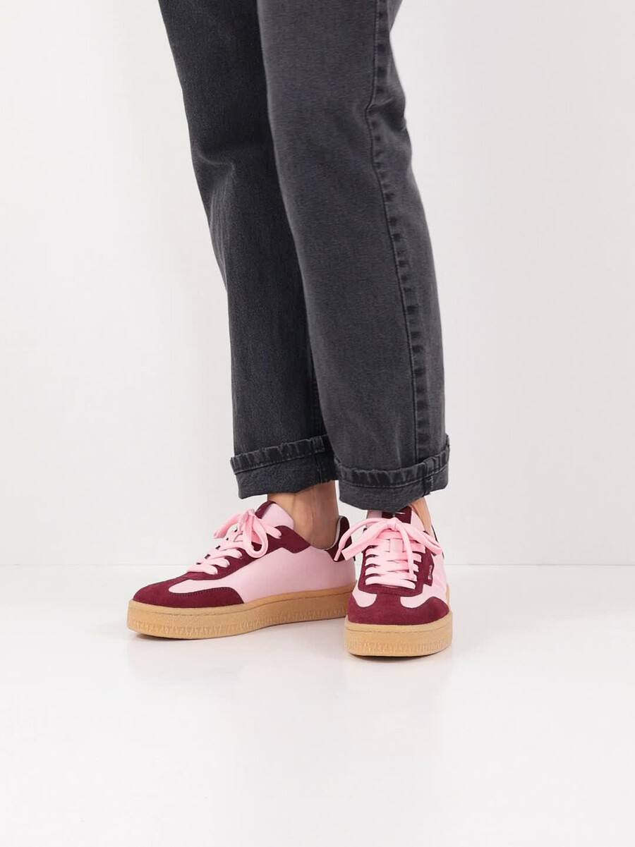 sneaker in pelle - rosa 1-23723-44-596 compra tamaris sneakers online