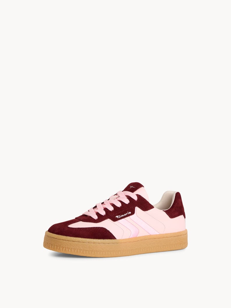 sneaker in pelle - rosa 1-23723-44-596 compra tamaris sneakers online