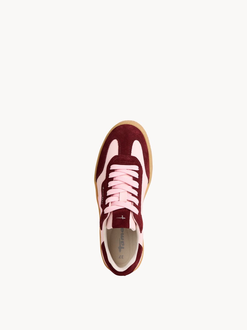 sneaker in pelle - rosa 1-23723-44-596 compra tamaris sneakers online