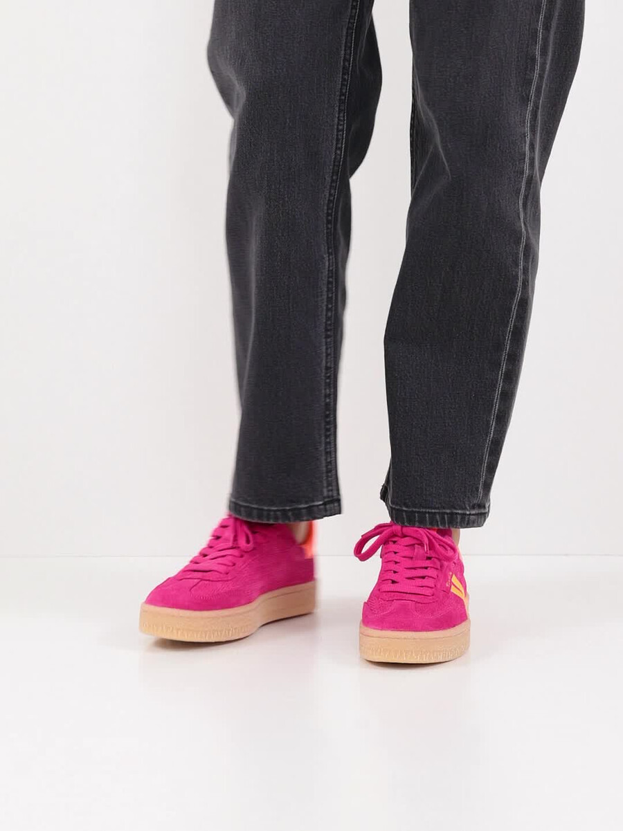sneaker in pelle - rosa 1-23723-44-5b3 compra tamaris sneakers online