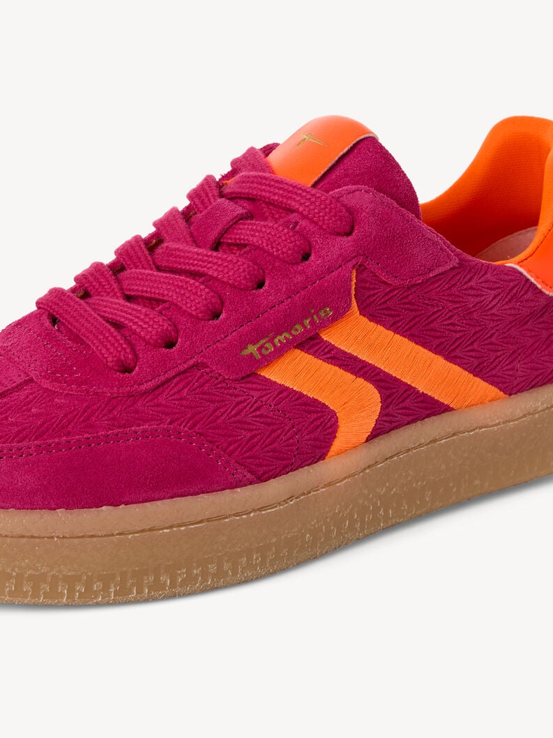 sneaker in pelle - rosa 1-23723-44-5b3 compra tamaris sneakers online