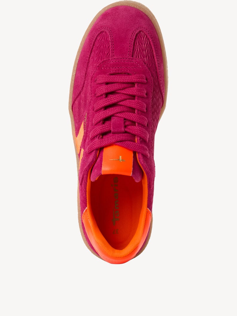 sneaker in pelle - rosa 1-23723-44-5b3 compra tamaris sneakers online