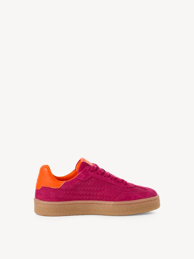 sneaker in pelle - rosa 1-23723-44-5b3 compra tamaris sneakers online