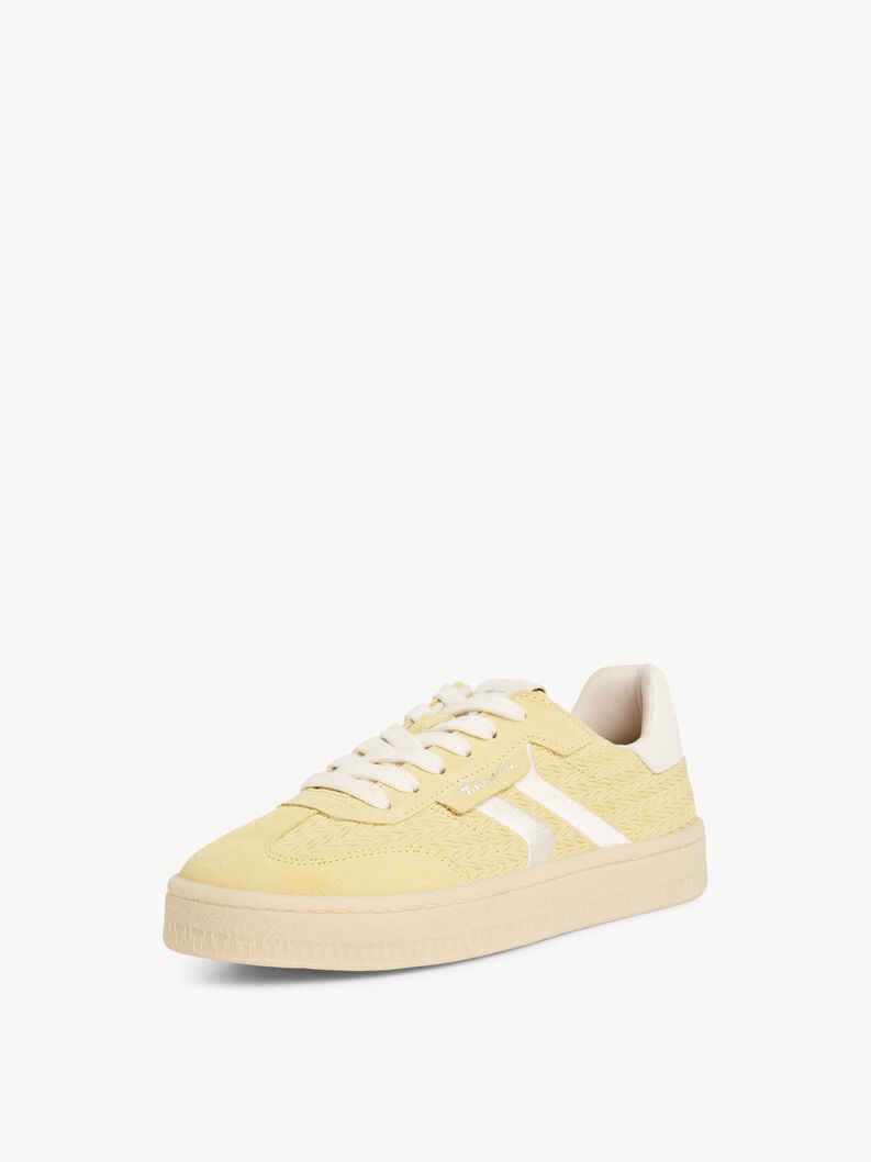 sneaker in pelle - giallo 1-23723-44-651 compra tamaris sneakers online
