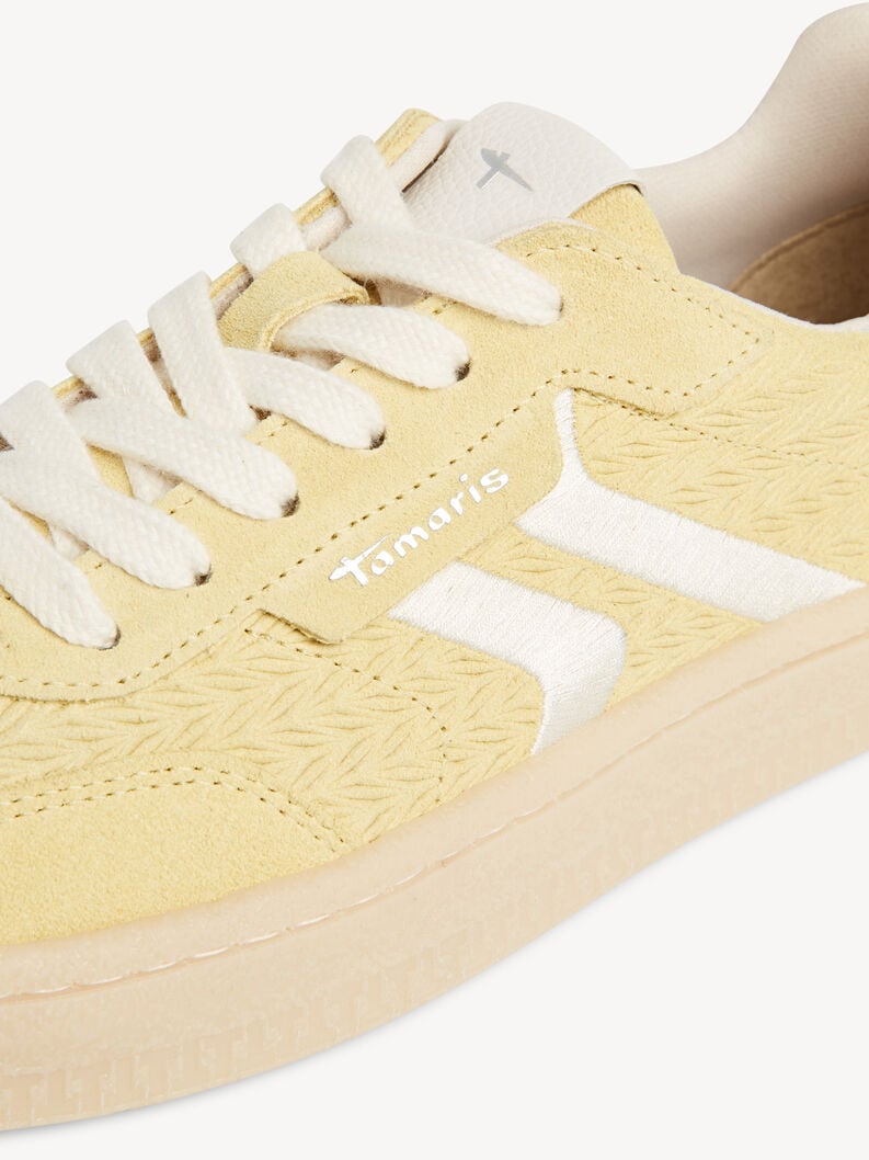 sneaker in pelle - giallo 1-23723-44-651 compra tamaris sneakers online