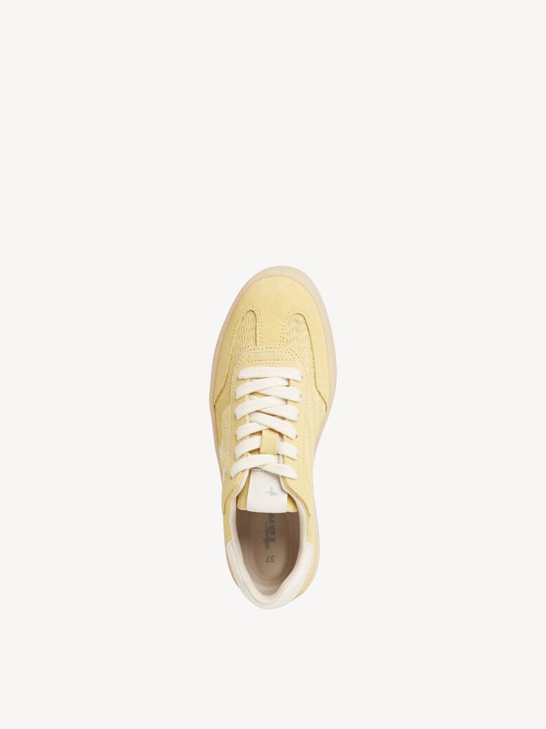 sneaker in pelle - giallo 1-23723-44-651 compra tamaris sneakers online