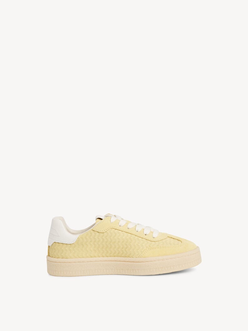 sneaker in pelle - giallo 1-23723-44-651 compra tamaris sneakers online