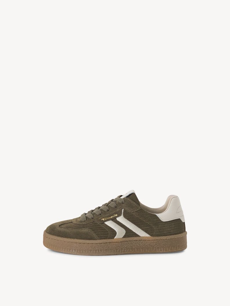 sneaker in pelle - verde 1-23723-44-722 compra tamaris sneakers online