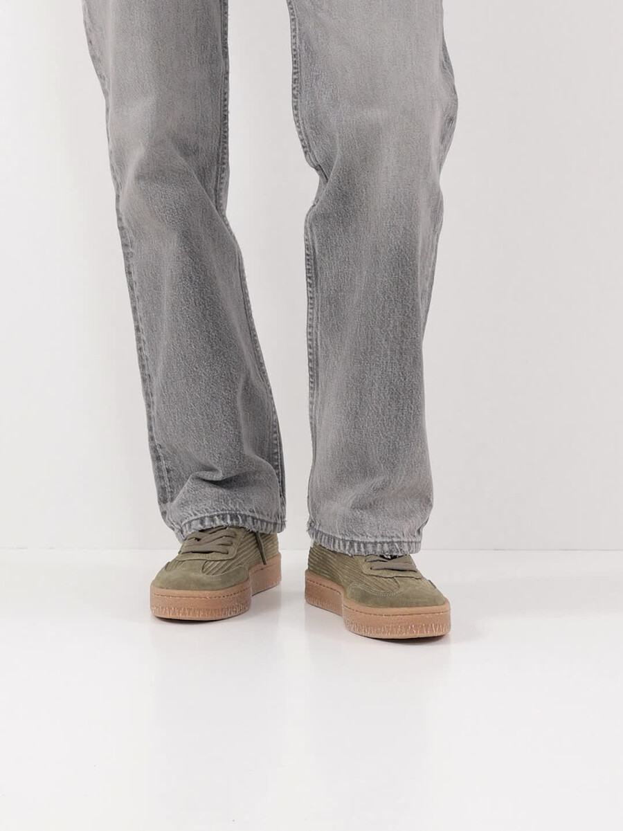 sneaker in pelle - verde 1-23723-44-722 compra tamaris sneakers online