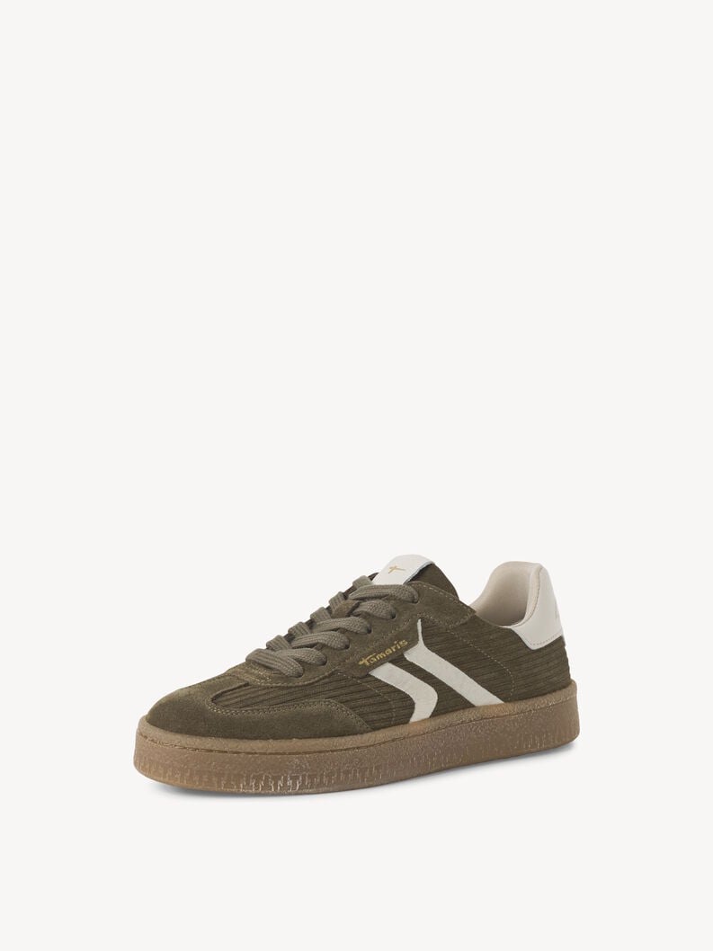 sneaker in pelle - verde 1-23723-44-722 compra tamaris sneakers online
