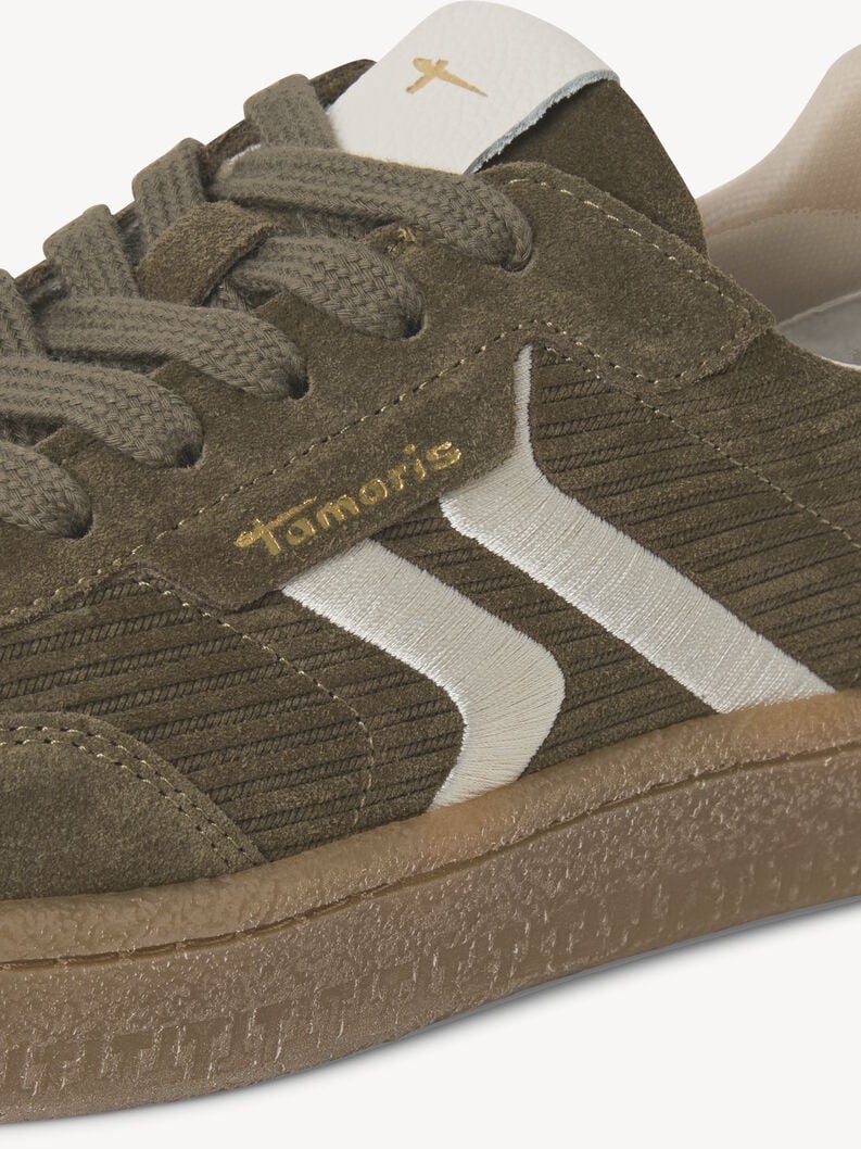 sneaker in pelle - verde 1-23723-44-722 compra tamaris sneakers online