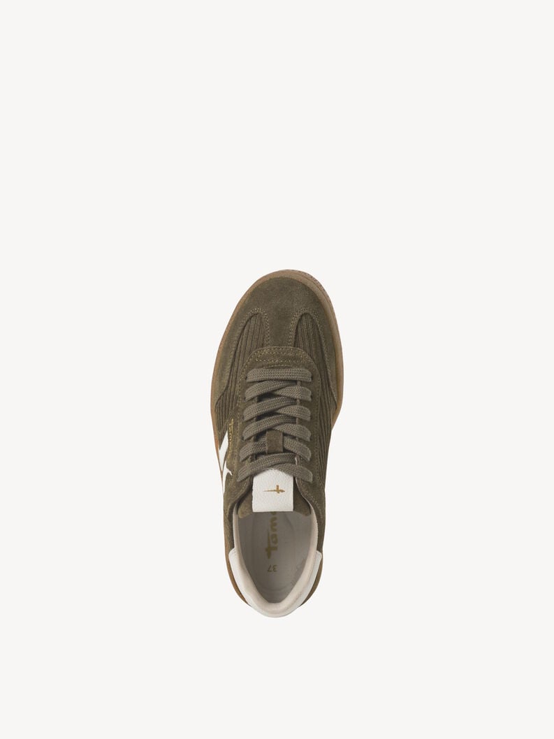 sneaker in pelle - verde 1-23723-44-722 compra tamaris sneakers online