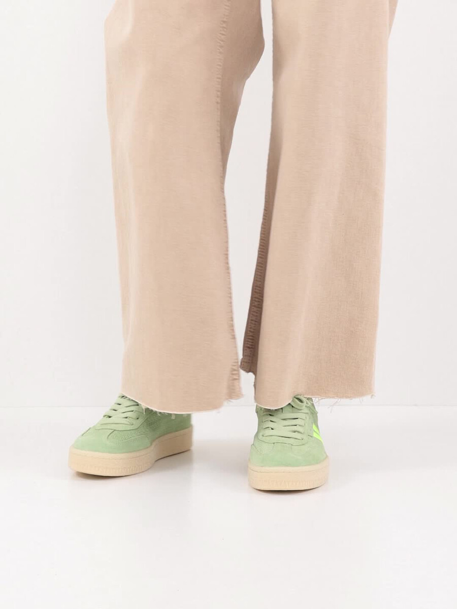 sneaker in pelle - verde 1-23723-44-791 compra tamaris sneakers online