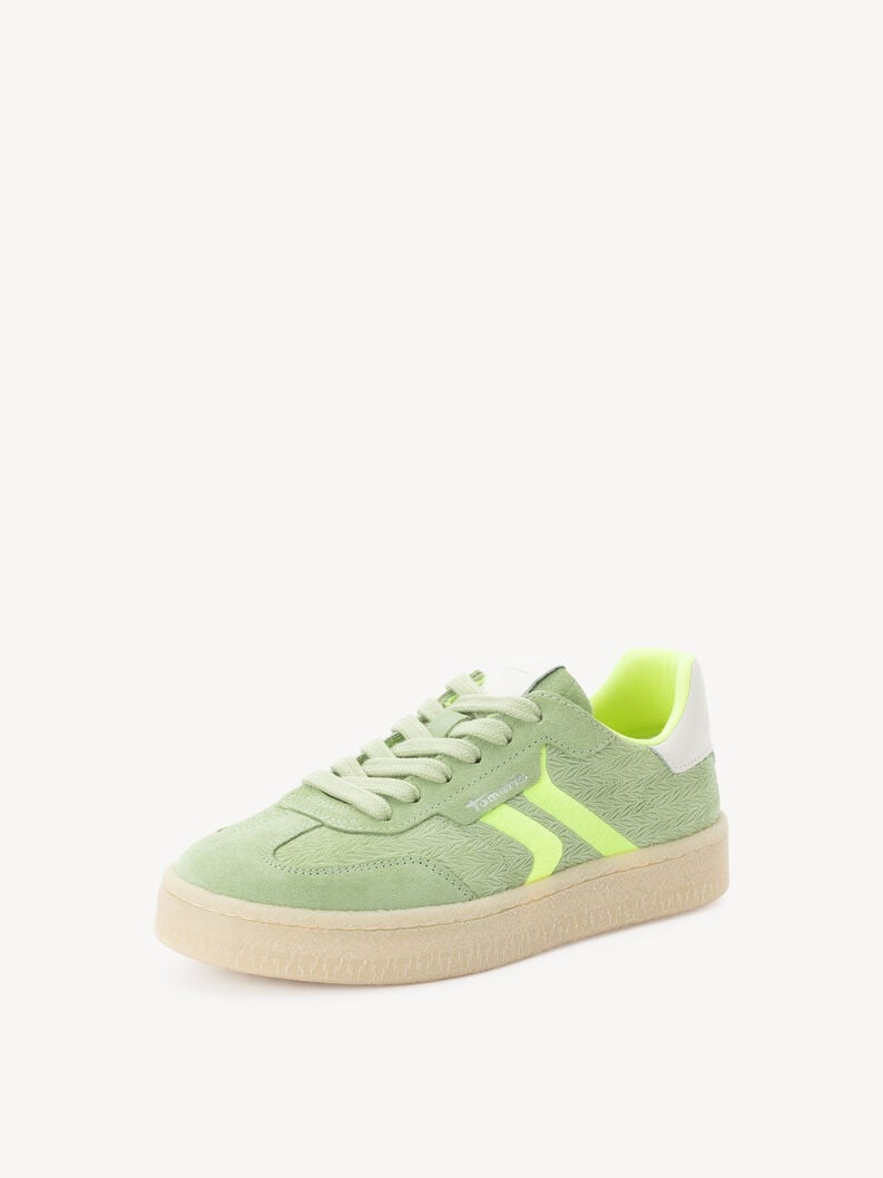 sneaker in pelle - verde 1-23723-44-791 compra tamaris sneakers online