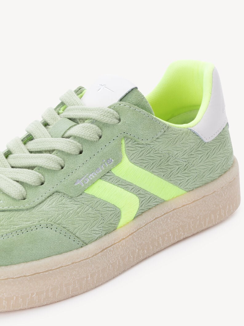 sneaker in pelle - verde 1-23723-44-791 compra tamaris sneakers online