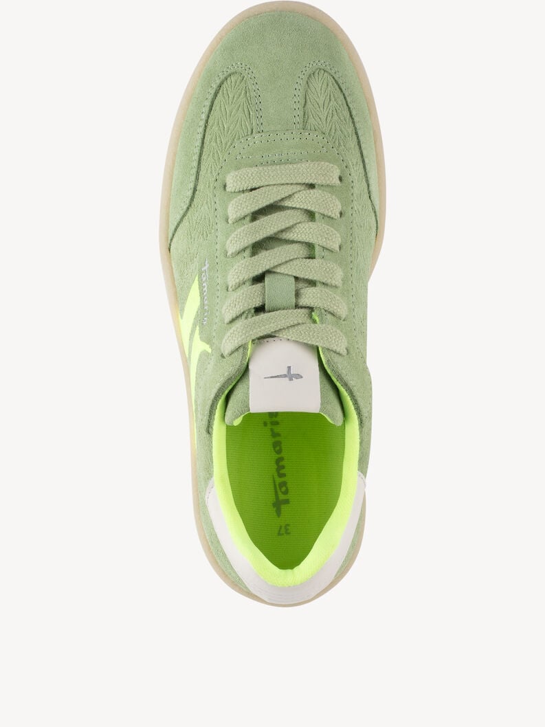 sneaker in pelle - verde 1-23723-44-791 compra tamaris sneakers online