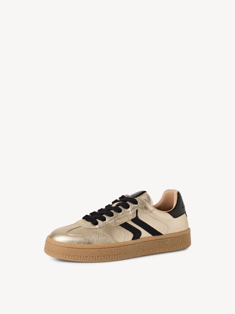 sneaker in pelle - oro 1-23723-44-942 compra tamaris sneakers online
