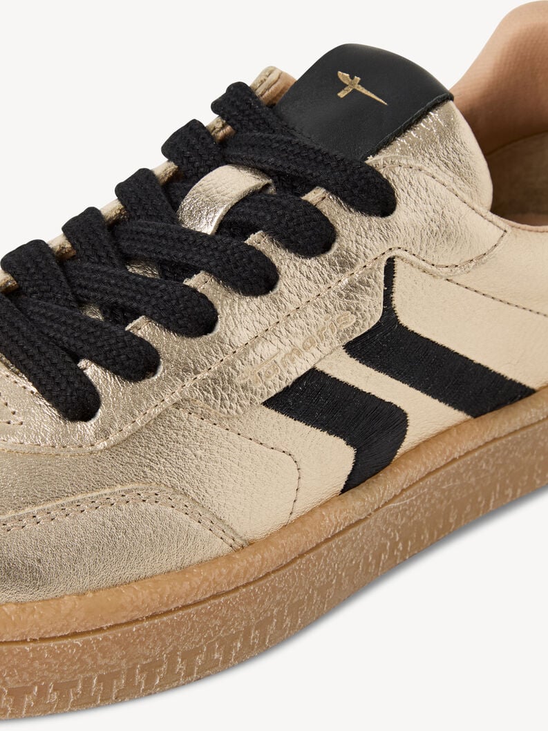 sneaker in pelle - oro 1-23723-44-942 compra tamaris sneakers online