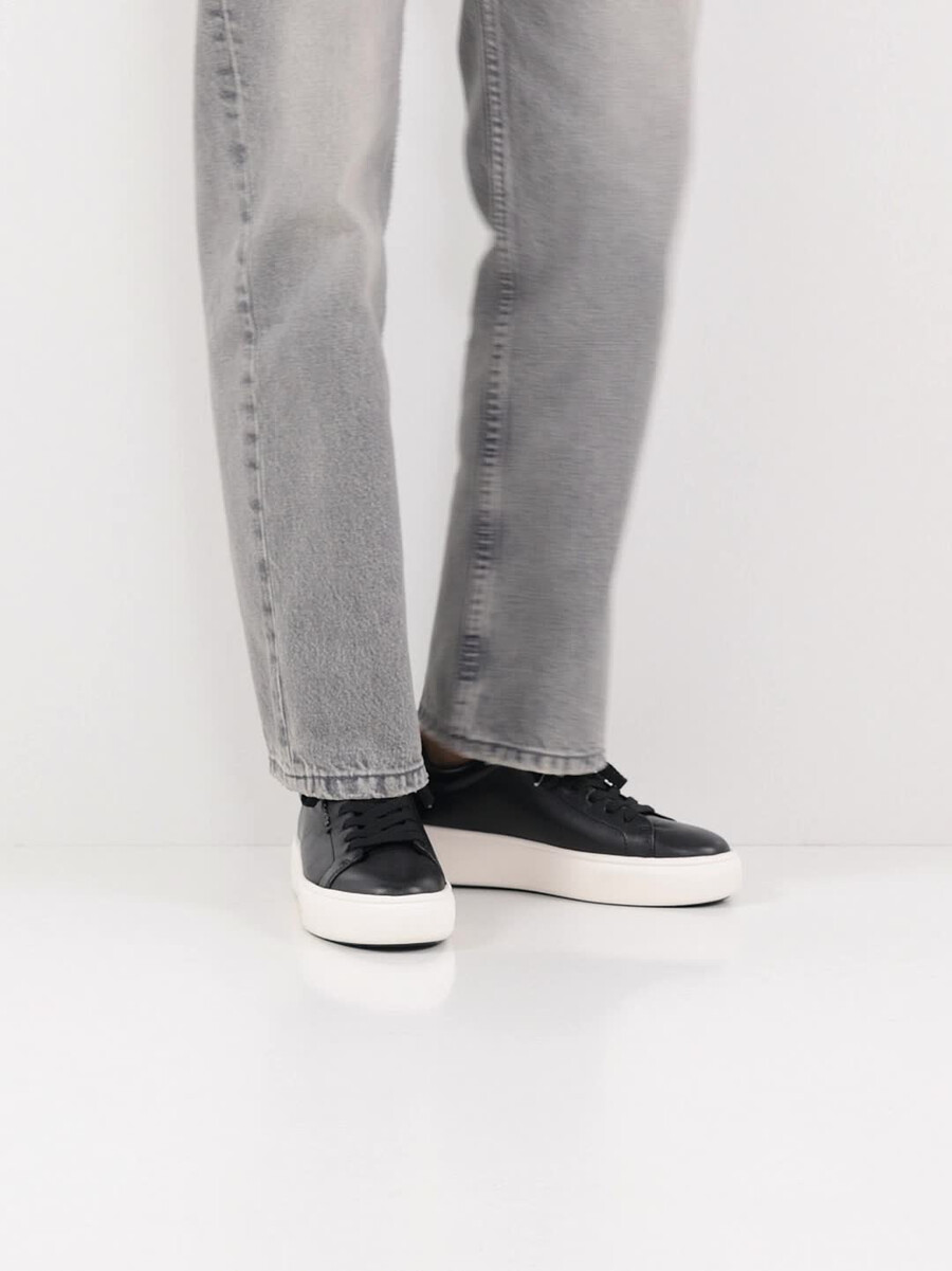 sneaker in pelle - nero 1-23736-42-003 compra tamaris sneakers online