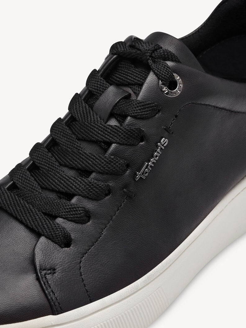 sneaker in pelle - nero 1-23736-42-003 compra tamaris sneakers online