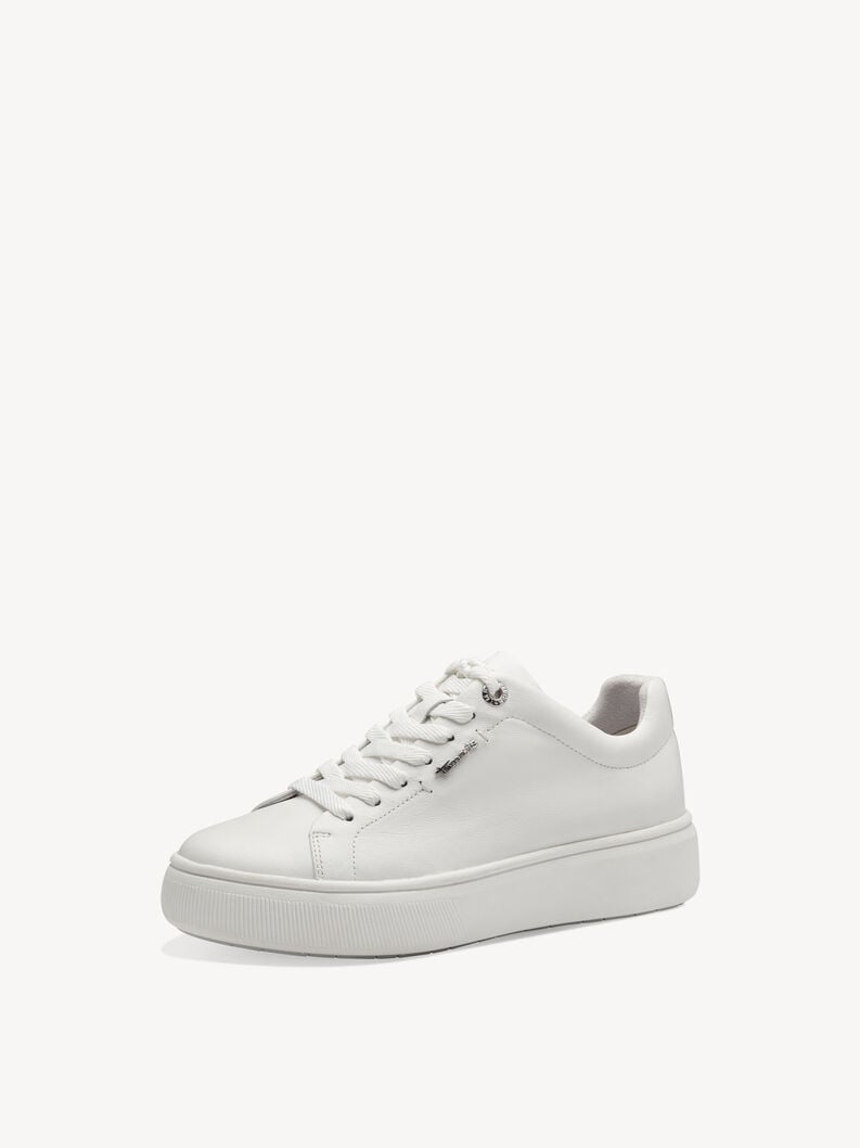sneaker in pelle - bianco 1-23736-42-117 compra tamaris sneakers online