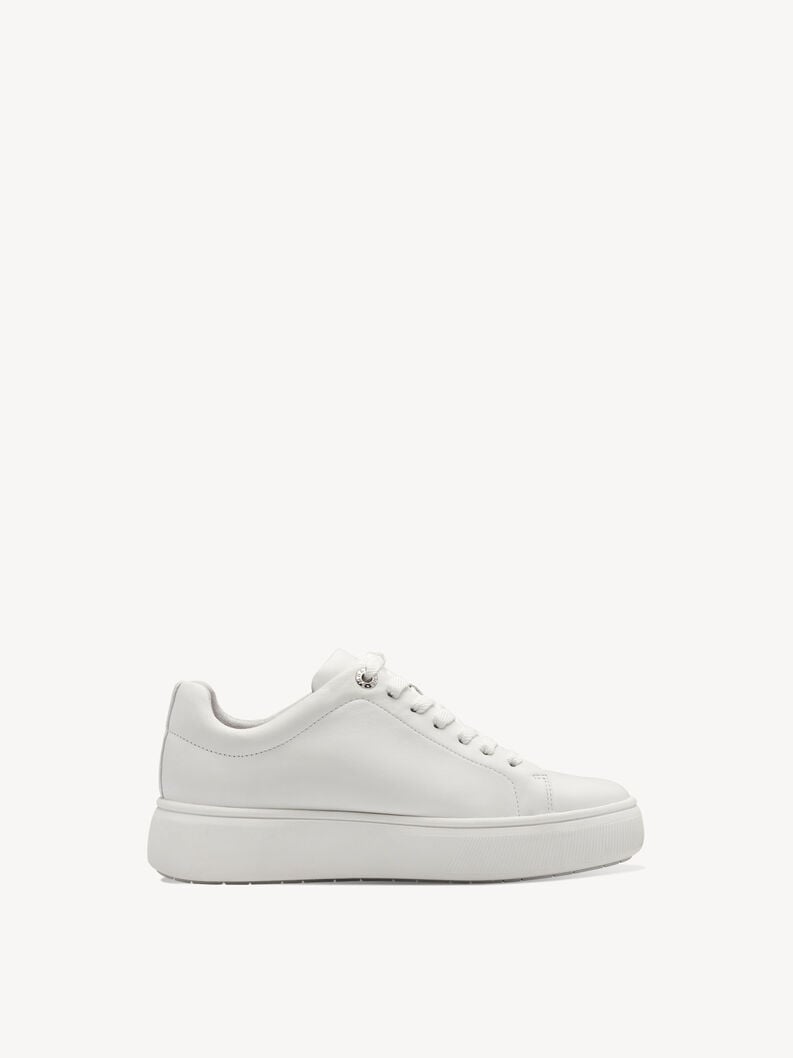sneaker in pelle - bianco 1-23736-42-117 compra tamaris sneakers online