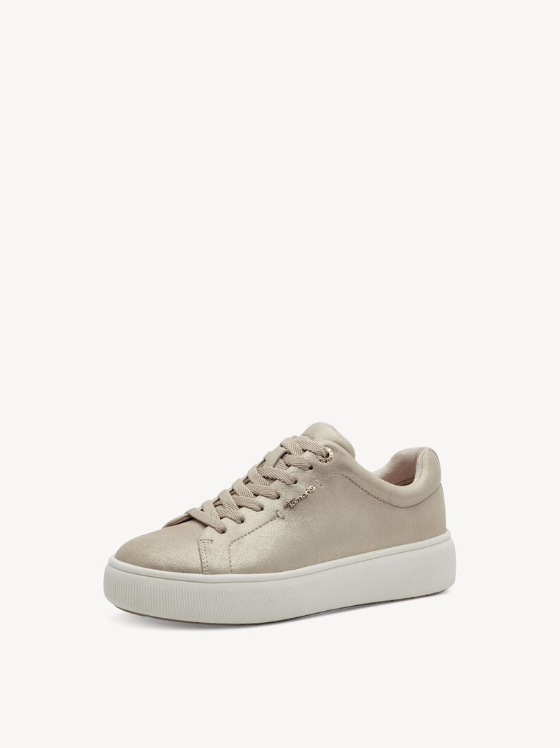 sneaker in pelle beige 1-23736-42-179 compra tamaris sneakers online