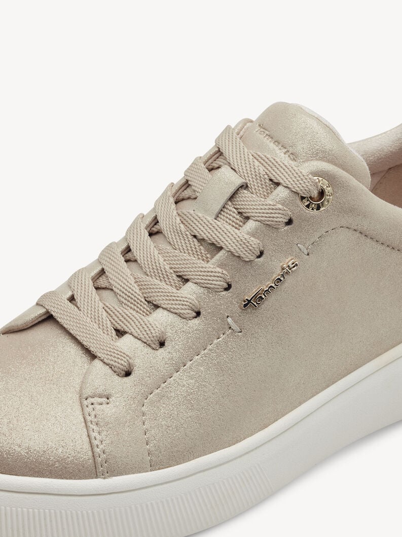 sneaker in pelle beige 1-23736-42-179 compra tamaris sneakers online