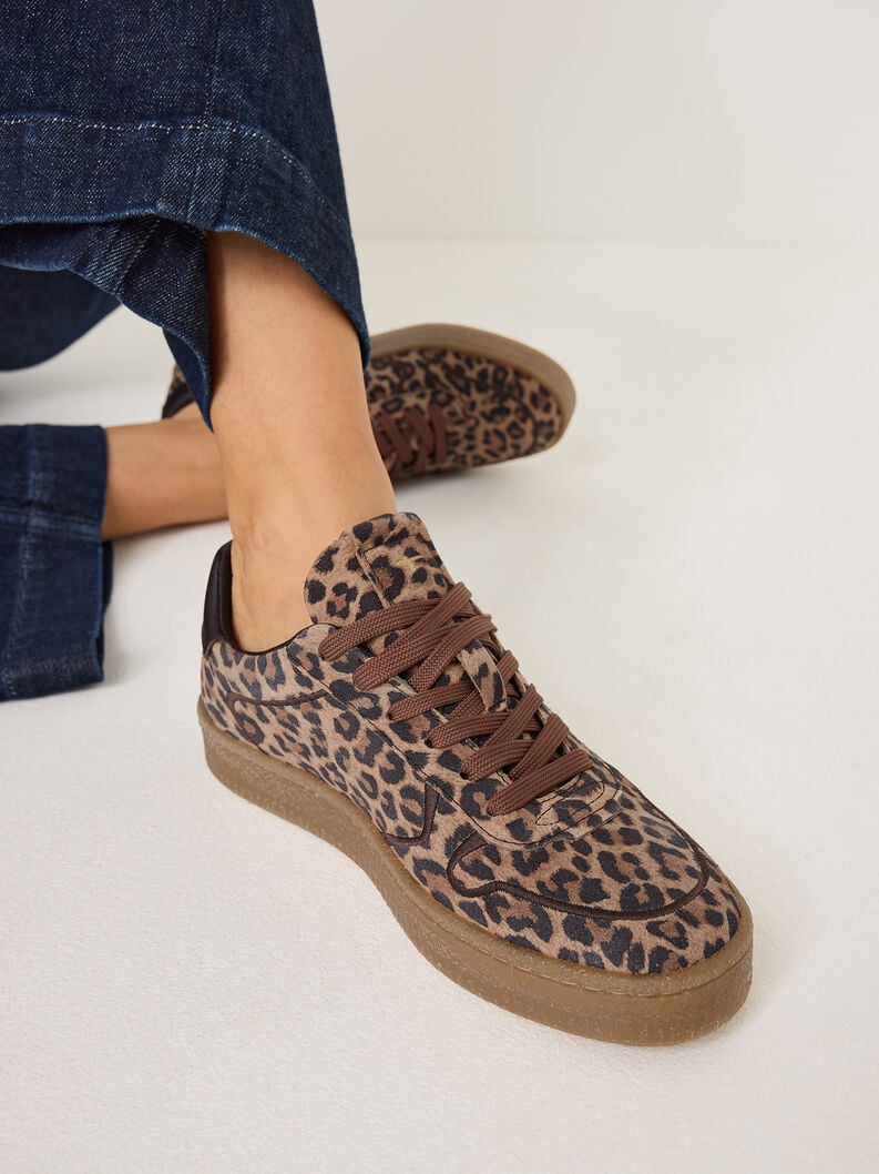 sneaker in pelle - marrone 1-23791-45-360 compra tamaris sneakers online