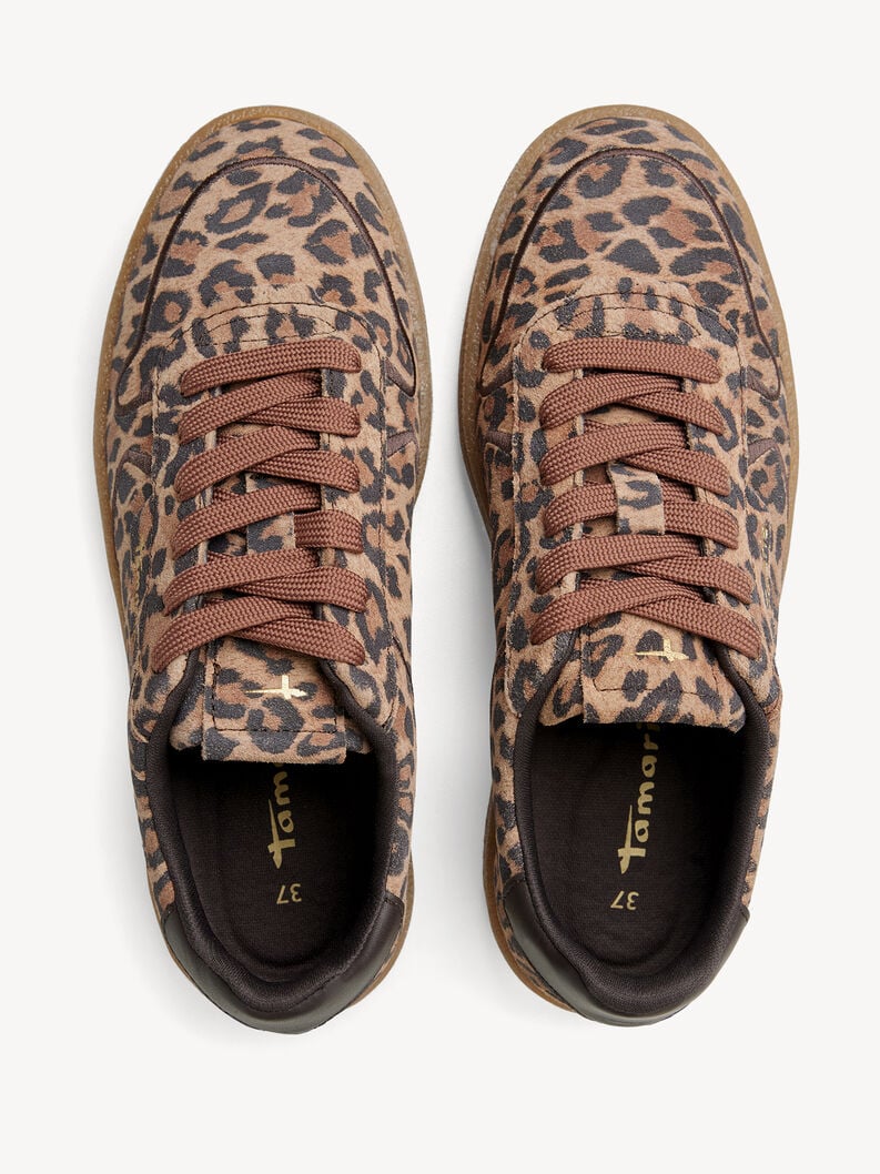 sneaker in pelle - marrone 1-23791-45-360 compra tamaris sneakers online