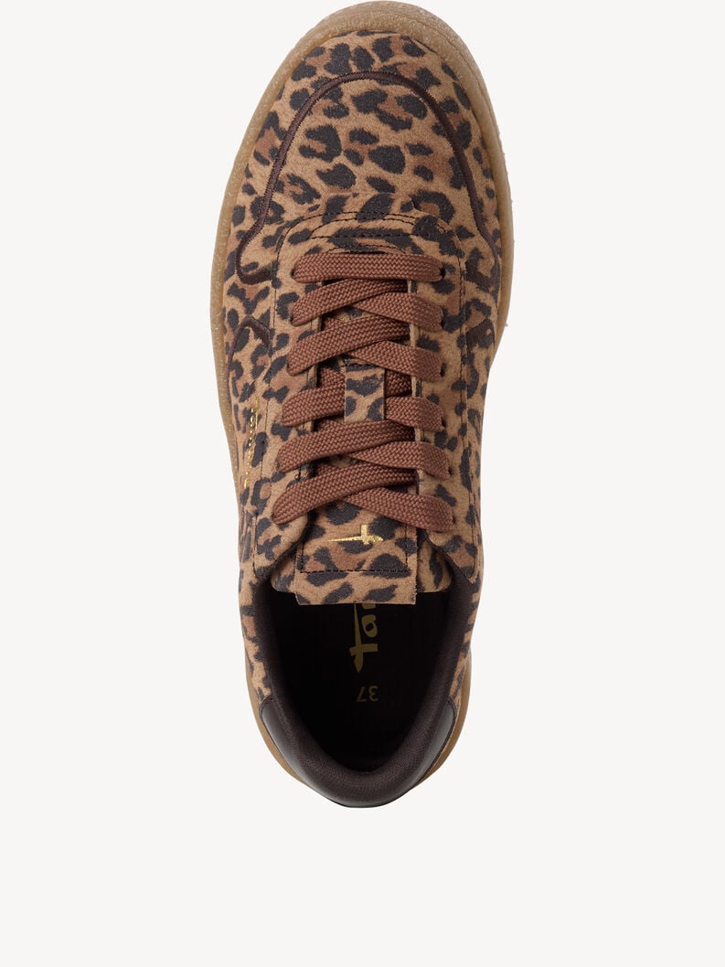 sneaker in pelle - marrone 1-23791-45-360 compra tamaris sneakers online