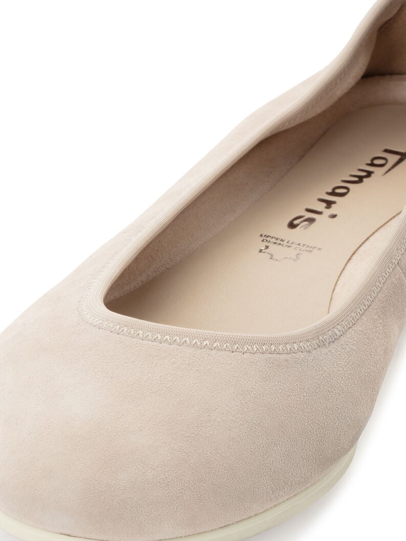 ballerina in pelle - grigio 1-22130-44-204 compra tamaris ballerine online