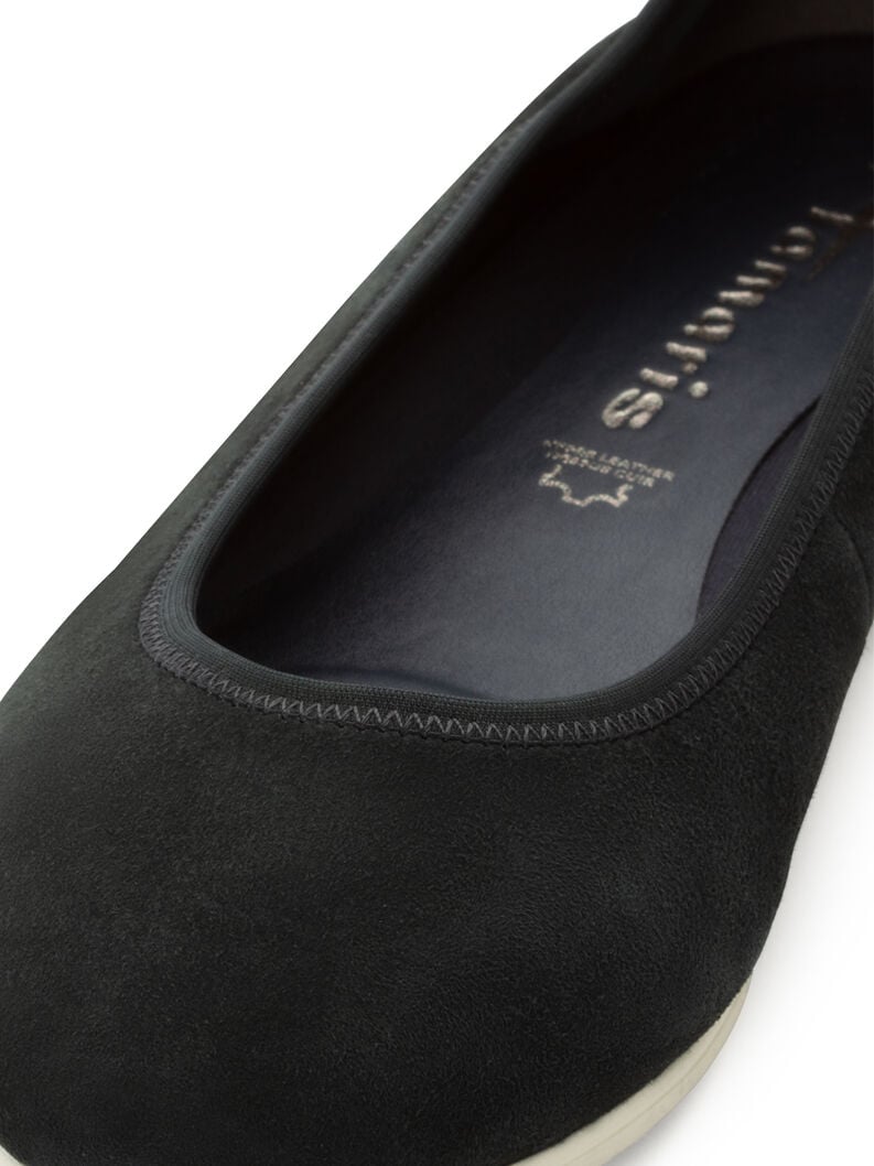 ballerina in pelle - blu 1-22130-44-805 compra tamaris ballerine online