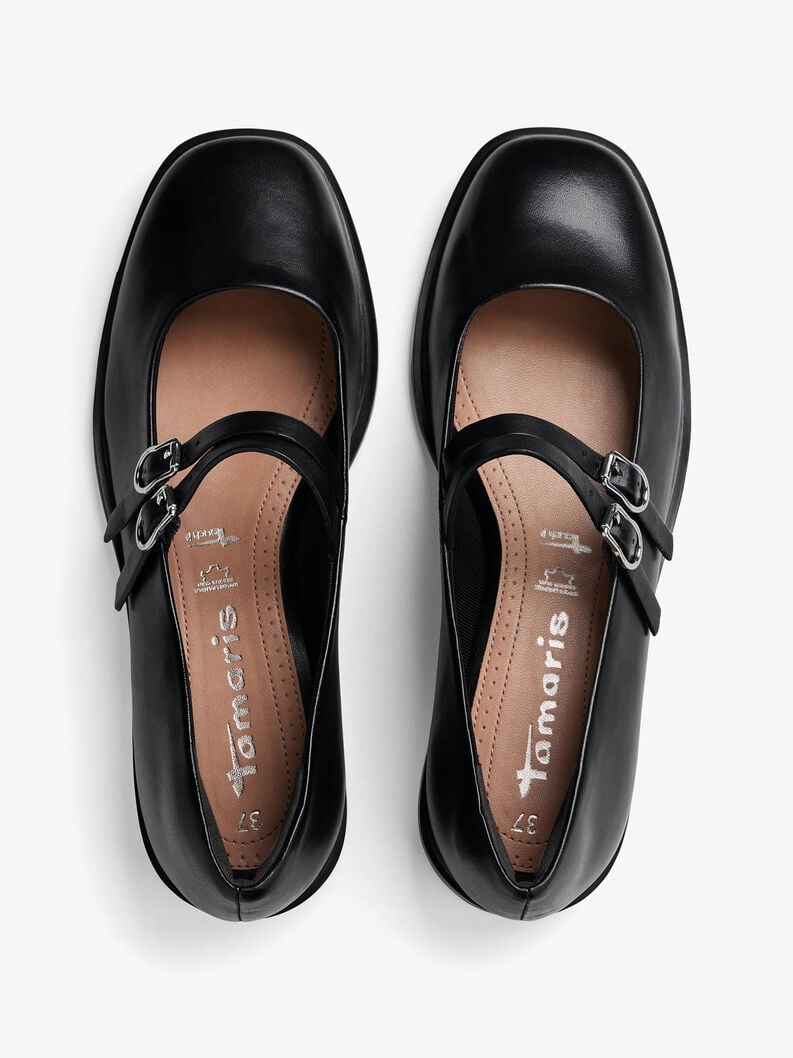 ballerina in pelle - nero 1-22131-45-001 compra tamaris ballerine online