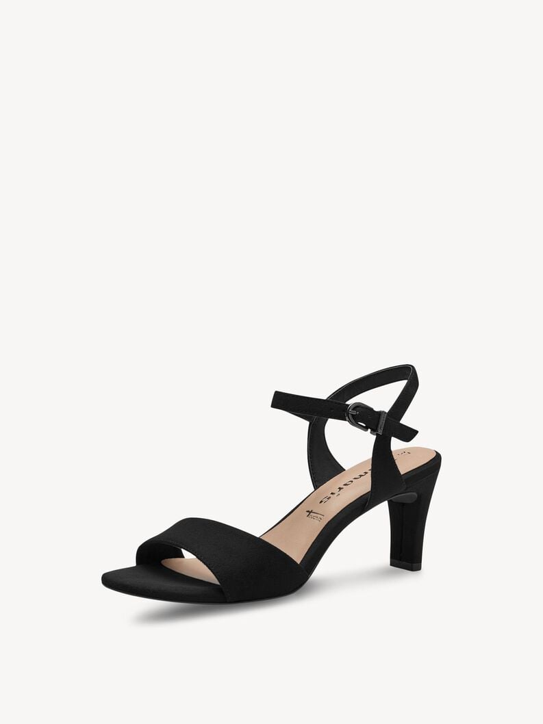 sandalo con tacco - nero 1-28028-42-001 compra tamaris sandali online