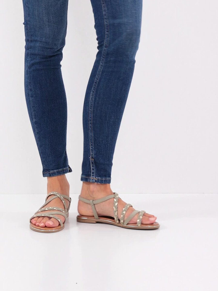 sandalo verde 1-28101-42-771 compra tamaris sandali online