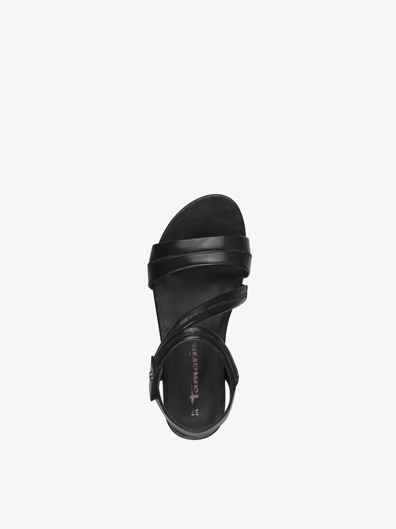 sandalo nero 1-28121-42-001 compra tamaris sandali online