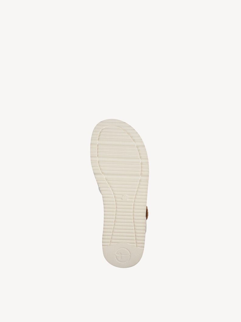 sandalo in pelle - bianco 1-28129-44-117 compra tamaris sandali online