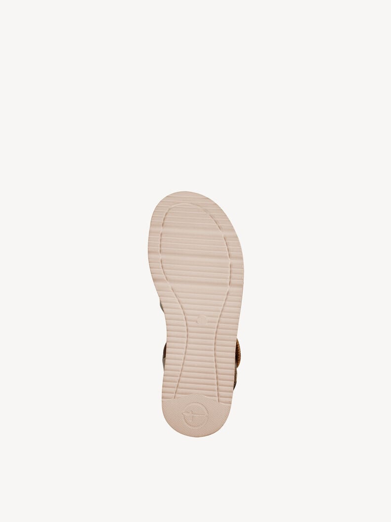 sandalo in pelle - metallizzato 1-28129-44-900 compra tamaris sandali online