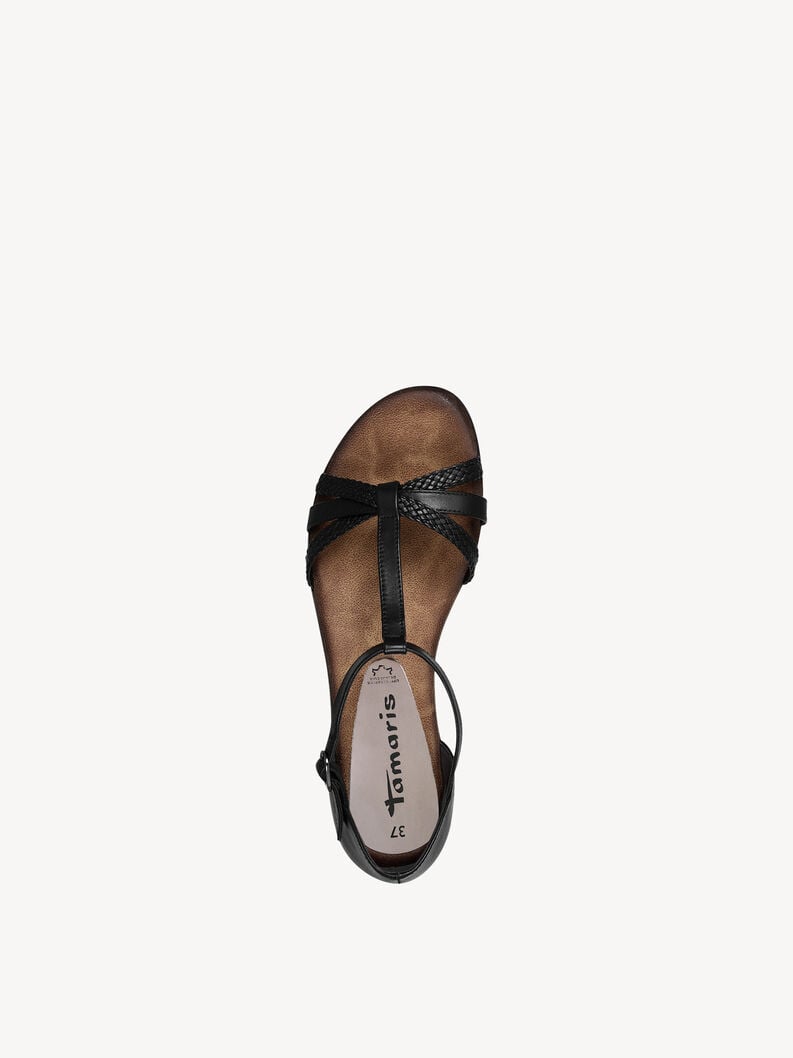 sandalo nero 1-28137-42-001 compra tamaris sandali online