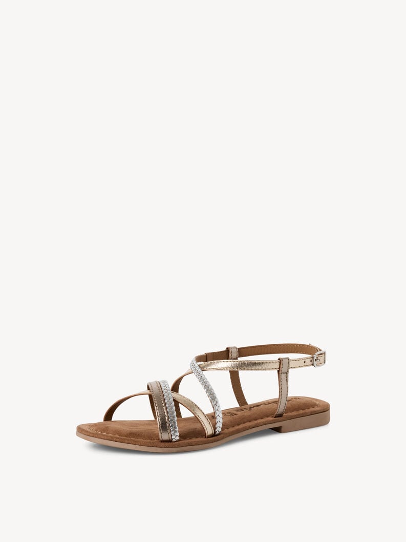 sandalo in pelle beige 1-28139-44-116 compra tamaris sandali online