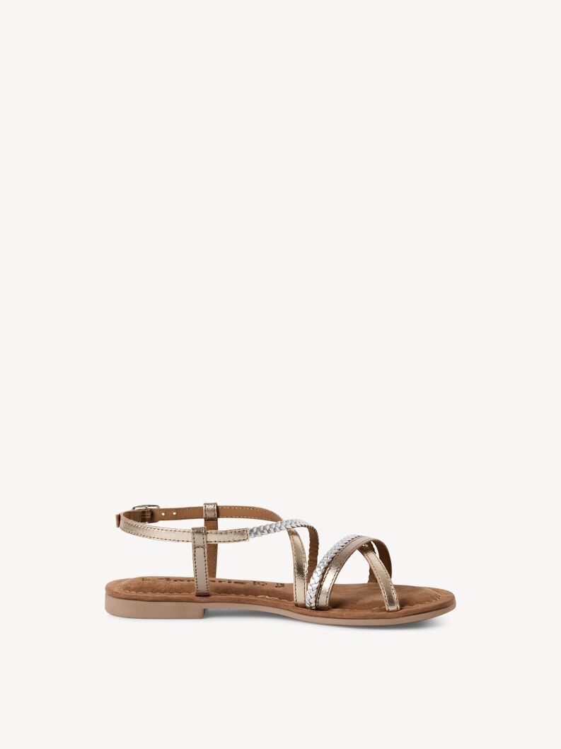 sandalo in pelle beige 1-28139-44-116 compra tamaris sandali online