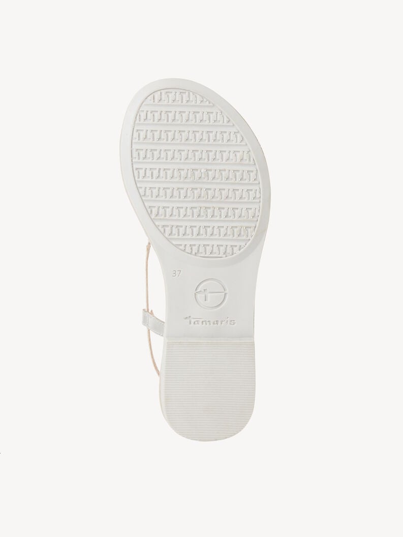 sandalo in pelle - metallizzato 1-28139-44-948 compra tamaris sandali online