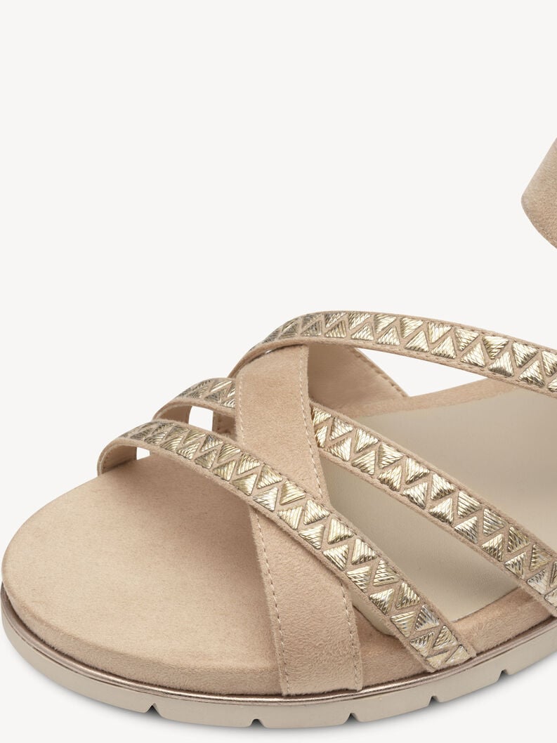 sandalo con tacco - beige 1-28152-44-425 compra tamaris sandali online