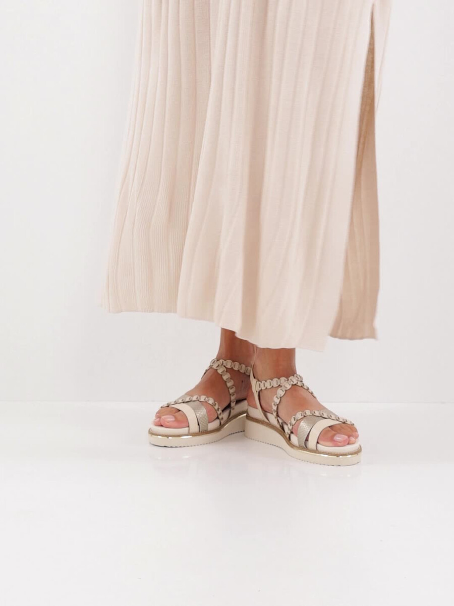 sandalo con tacco - beige 1-28207-44-418 compra tamaris sandali online