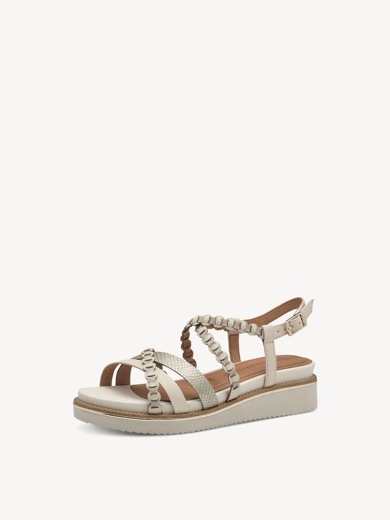 sandalo con tacco - beige 1-28207-44-418 compra tamaris sandali online