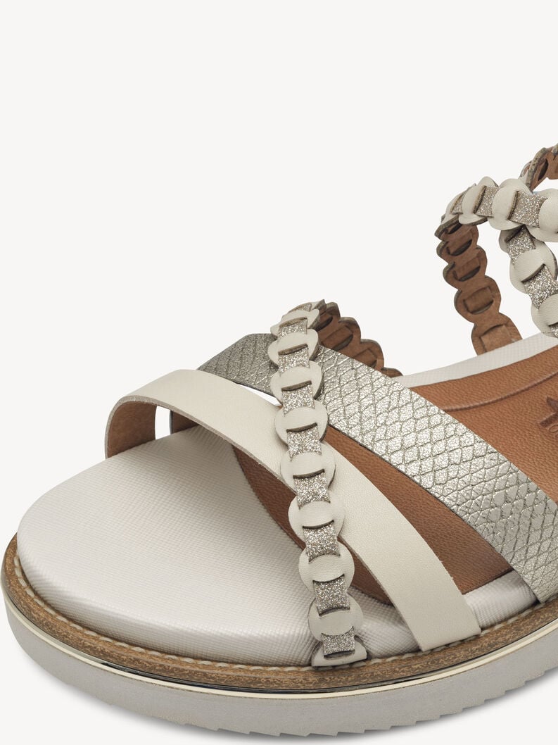 sandalo con tacco - beige 1-28207-44-418 compra tamaris sandali online