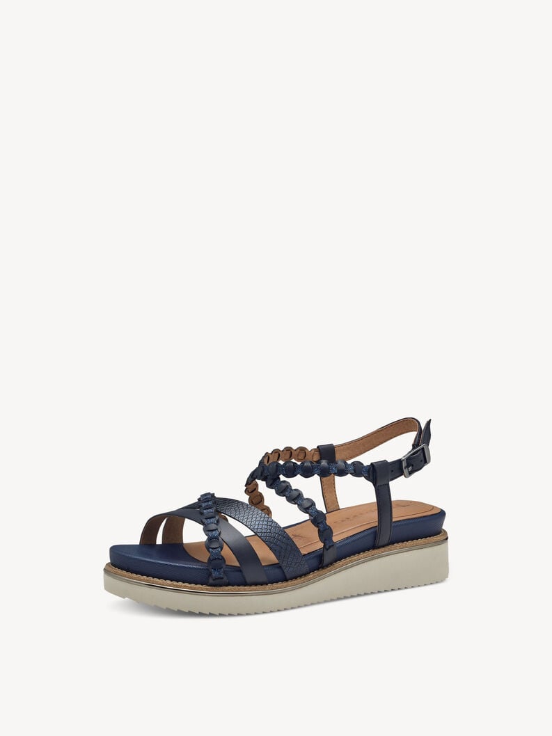 sandalo con tacco - blu 1-28207-44-805 compra tamaris sandali online