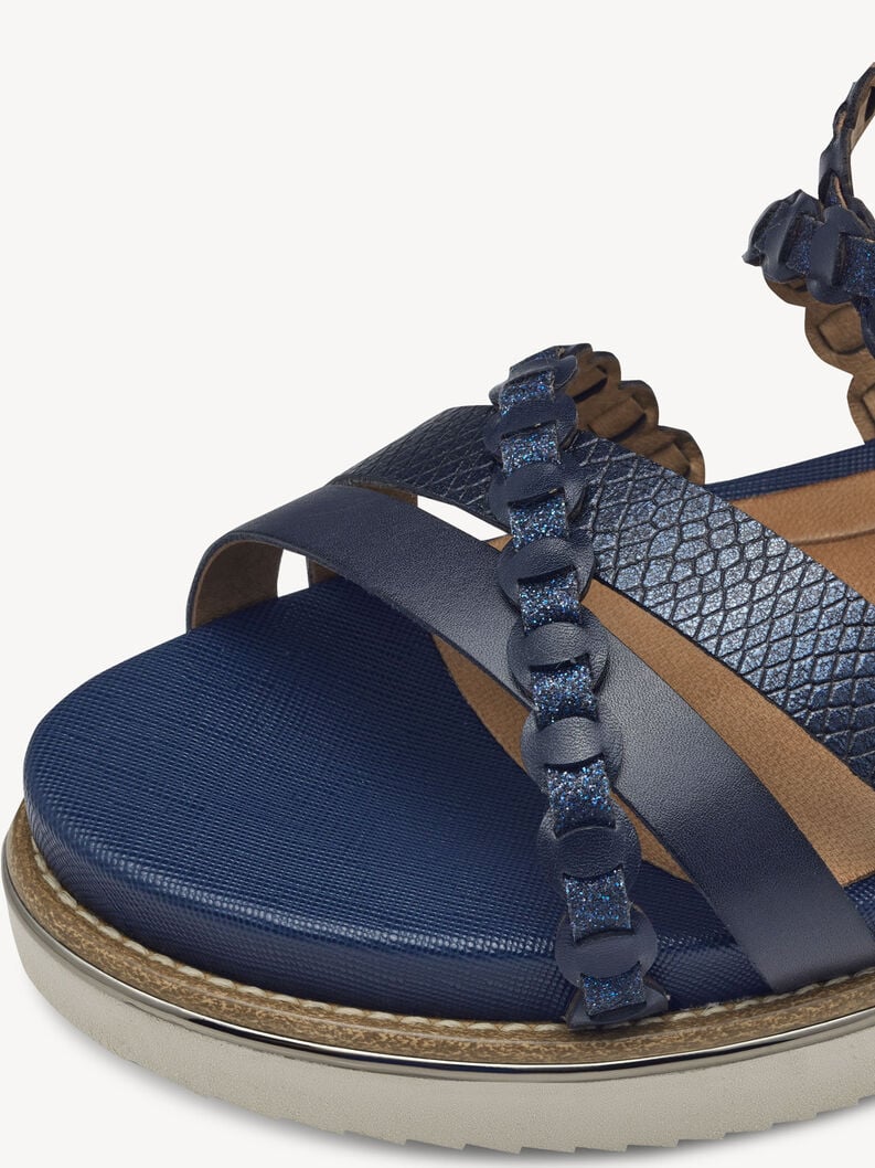 sandalo con tacco - blu 1-28207-44-805 compra tamaris sandali online
