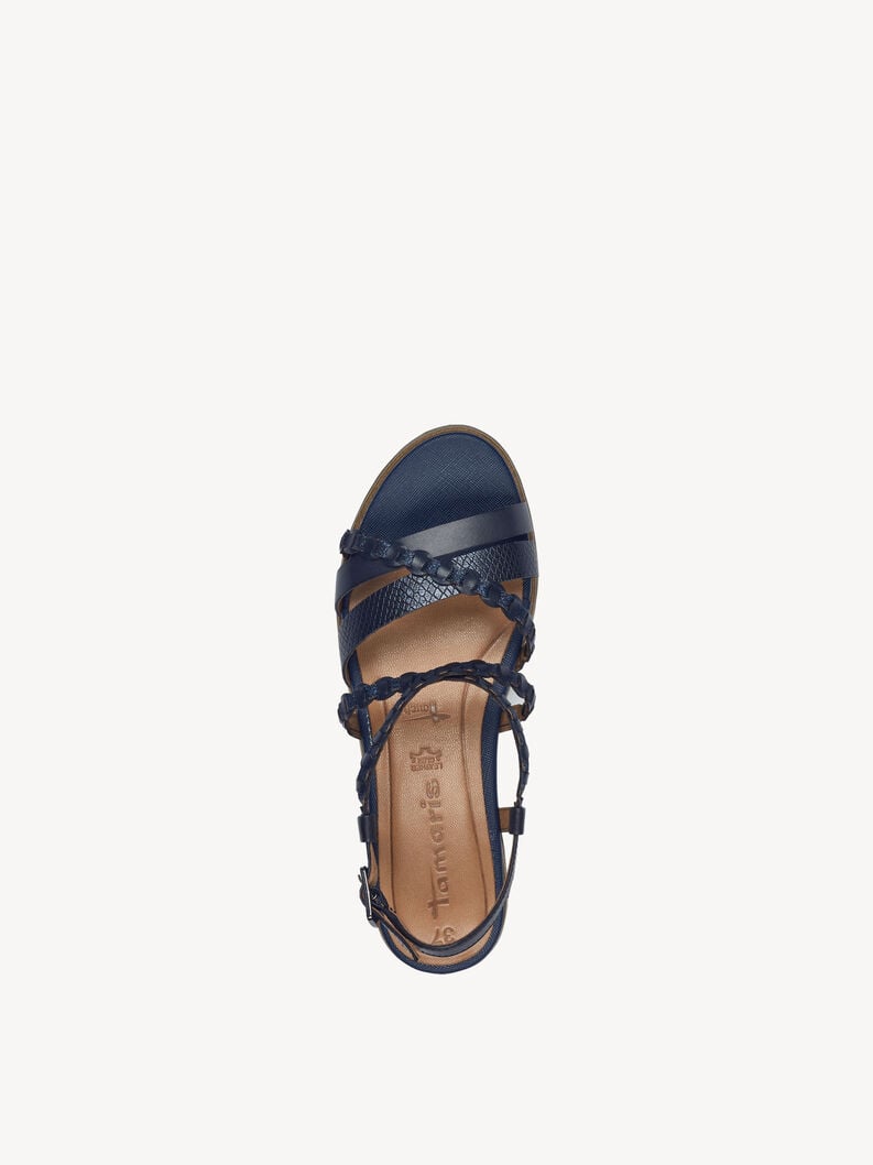 sandalo con tacco - blu 1-28207-44-805 compra tamaris sandali online